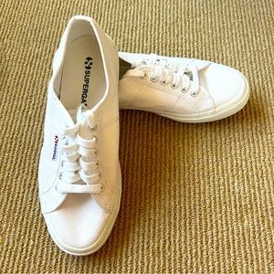 Superga White Fashion Sneakers Women’s size 9